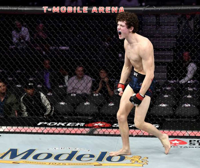 Chase Hooper defeated Felipe Colares by TKO during last Saturday's UFC Fight Night.
